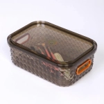 Контейнер для хранения с крышкой «ЛАМИНГТОН», цвет кофейный, 25*17*8.5см