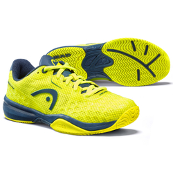 детские Кроссовки теннисные Head Revolt Pro 3.0 Junior - neon yellow/dark blue