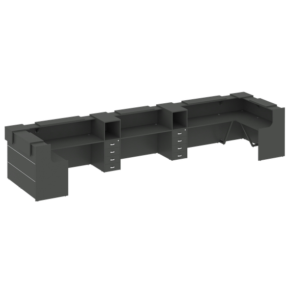 Onix Ресепшн O.R-K-38 Антрацит 6522*1768*1187