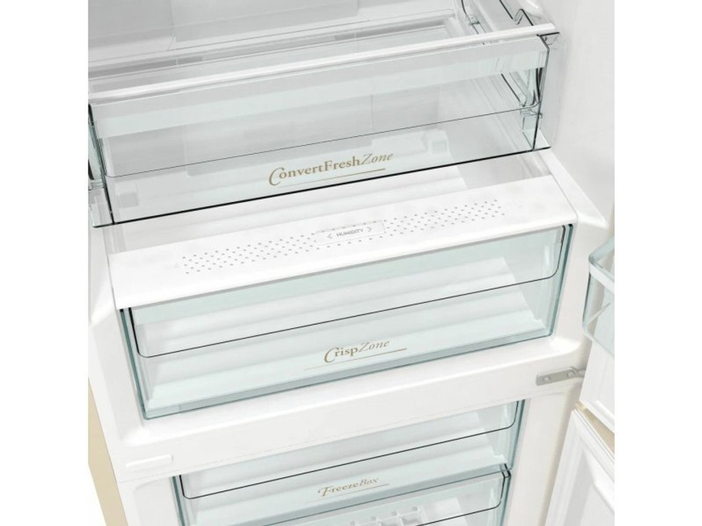 Холодильник двухкамерный Gorenje NRK6202CLI No Frost Plus бежевый