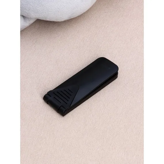 Щётка для одежды складная, 0,6×3,5×9,5 см, цвет чёрный