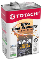 Масло моторное TOTACHI Ultra Fuel SN Синтетика 5W-20, 4 л