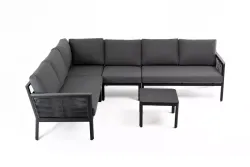 "Париж" модульная лаунж-зона садовая, цвет серый