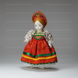 Сувенирная кукла Крестьянская девочка