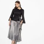 Костюм с юбкой Больше чем стиль (2 в 1, black) Charutti (Акция)