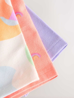 Шорты-велосипедки для девочки Next E65-377, 3 шт., Персиковый, Сиреневый