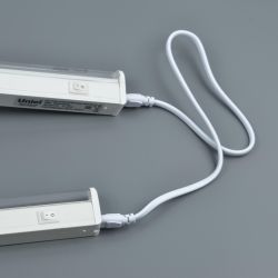 UCX-PP2-L10-050 WHITE 1 POLYBAG Провод для соединения светильников для растений ULI-P. 50 см. Белый. ТМ Uniel