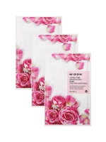 Mizon Маска тканевая с экстрактом лепестков розы - Joyful time essence mask rose, 23г
