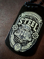 Жетон. Воронёный. Братство стали