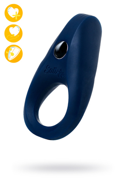 Эрекционное кольцо на пенис Satisfyer Rings синее 7,5 см