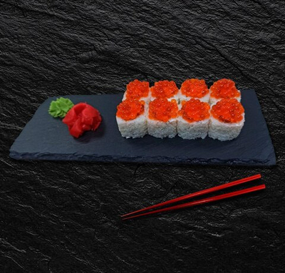 Ролл " Нежный " с икрой