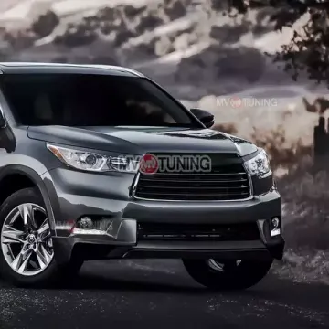 Реснички на фары Toyota Highlander