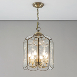 Citilux Витра-2 CL442260 Люстра подвесная витражная Бронза