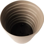 Кашпо для цветов пластиковое 1,4л d-14,5см «Бархан» Фраппе