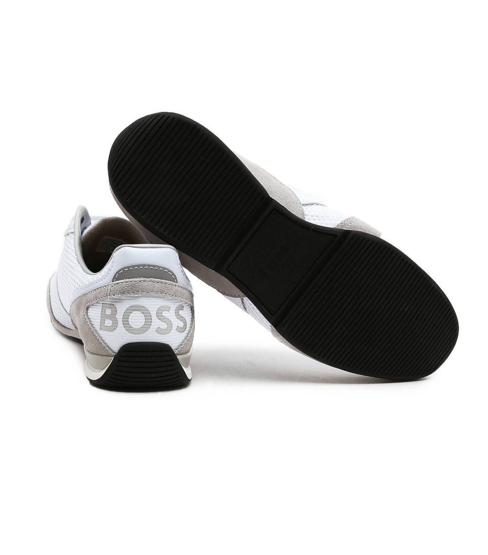 кроссовки saturn_lowp_merb BOSS BLACK - белый(50493233)