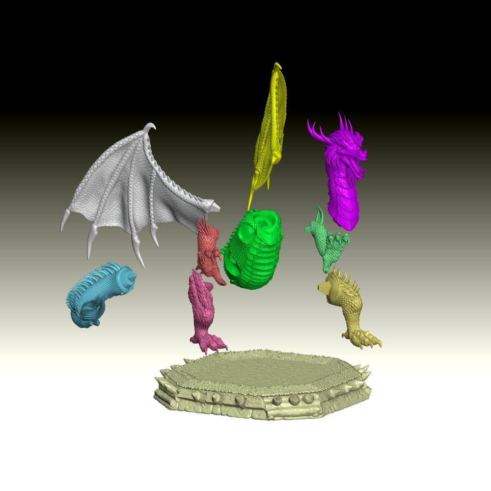 Фигурка Герои 3 Золотой дракон Heroes of Might and Magic 3 The Golden Dragon