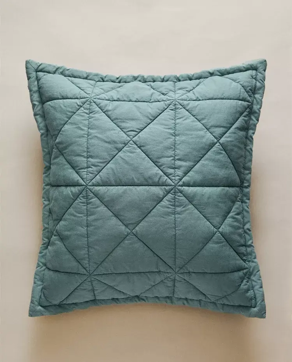 ZARA HOME НАВОЛОЧКА ДЛЯ ДЕКОРАТИВНОЙ ПОДУШКИ С РЕЛЬЕФНЫМ УЗОРОМ, СИНИЙ