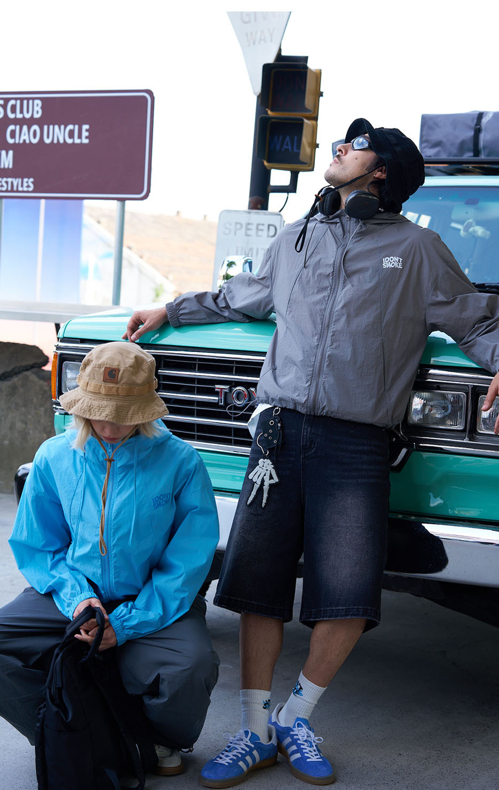 Куртка-ветровка DONSMOKE "Back Logo" Hooded Windbreaker