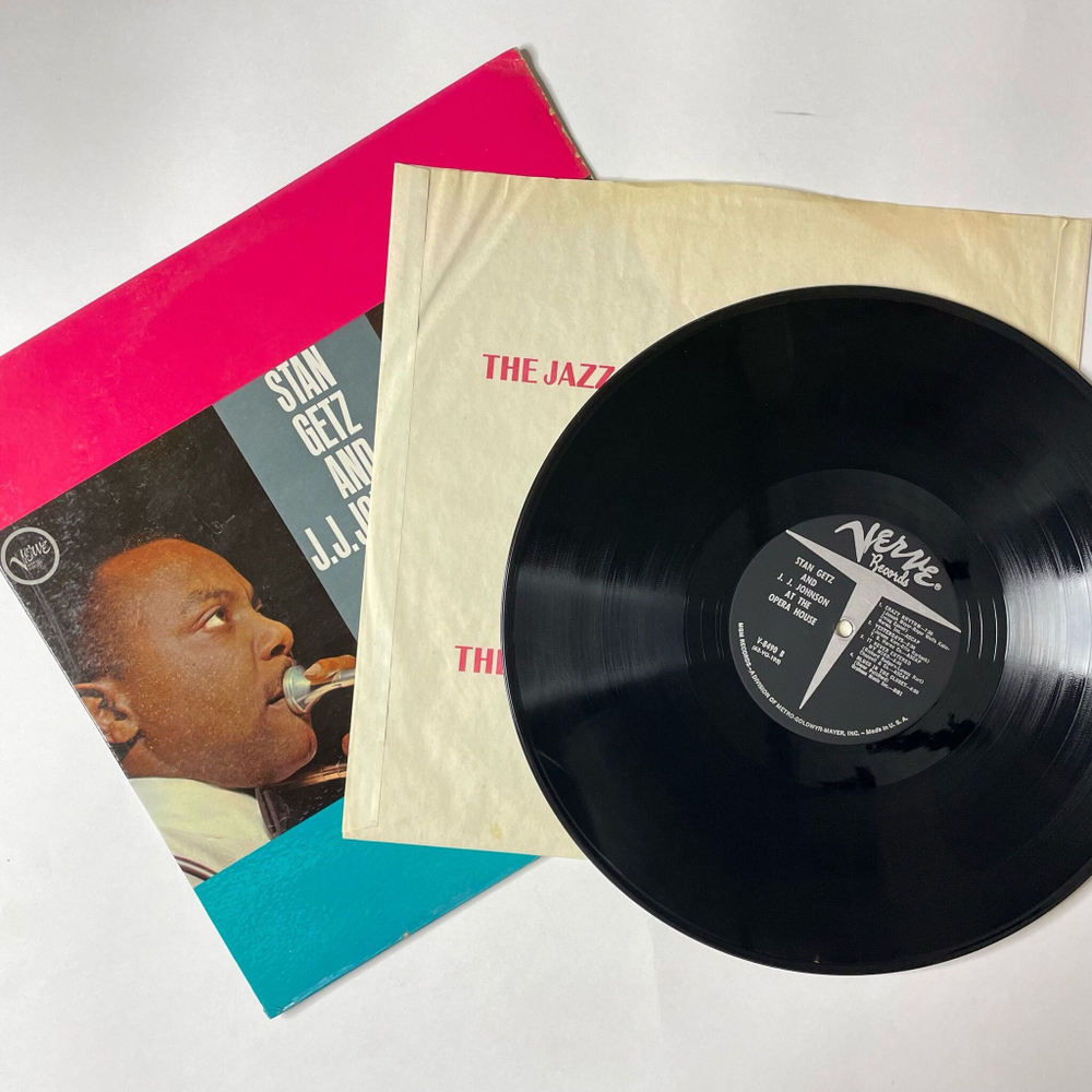 Винтажная виниловая пластинка LP Stan Getz And J.J. Johnson At The Opera House (USA 1962)