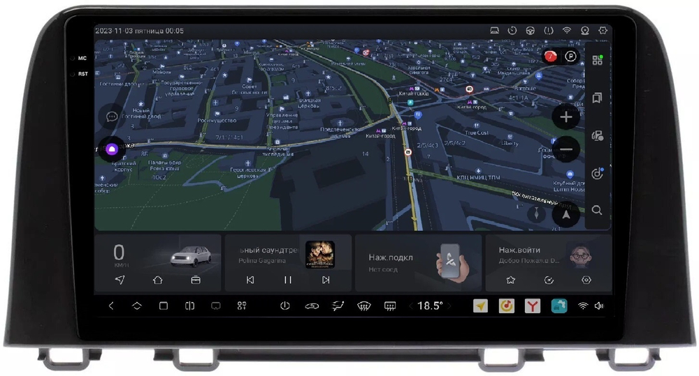 Магнитола для Honda CR-V 2017+ - Carmedia OL-9651 QLed+2K, Android 13, UIS7870 (DUDU7), CarPlay, SIM-слот