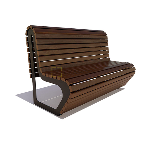 Скамейка парковая «Премиум» (0,6 м ангарская сосна)