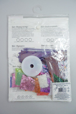 Набор для вышивки бисером и пайетками "Натюрморт", новый