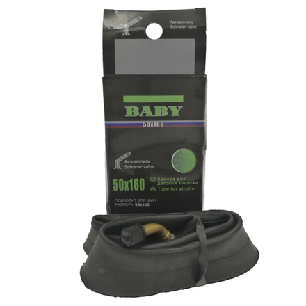 Камера для детских колясок и самокатов HOTA 50 x 160 AV 135°  бутиловая