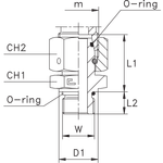 Штуцер FNA DL22 UNF 1.1/16