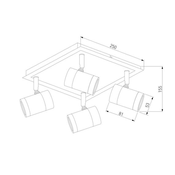 Потолочный светильник Eurosvet 20058/4 перламутровый сатин