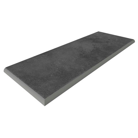 Cтупень угловая завальцованная LIFEBRICK OUTDOOR LIMESTONE BLACK