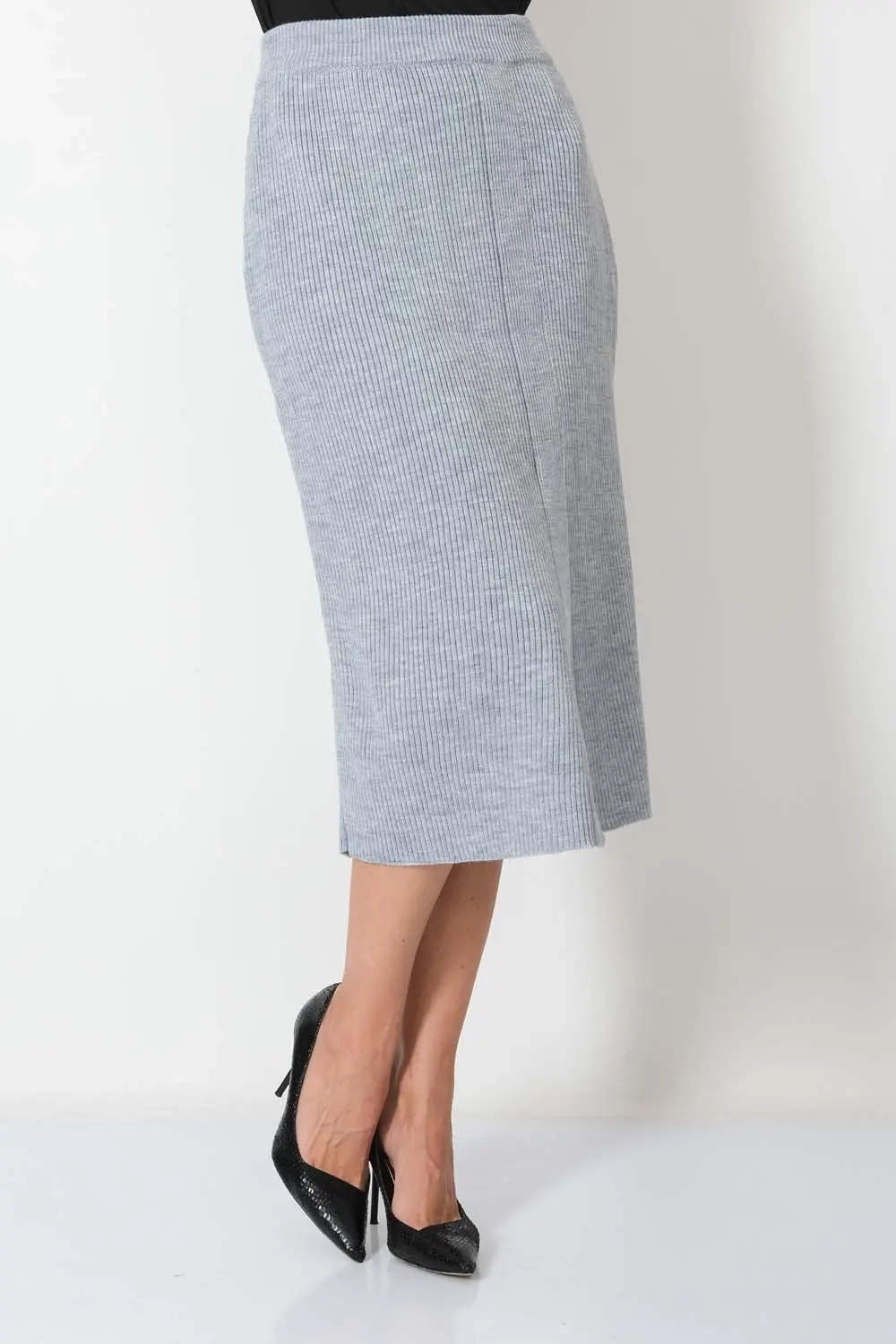 Юбка И 002/серый