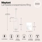 Подвесной светильник Maytoni MOD013PL-02W