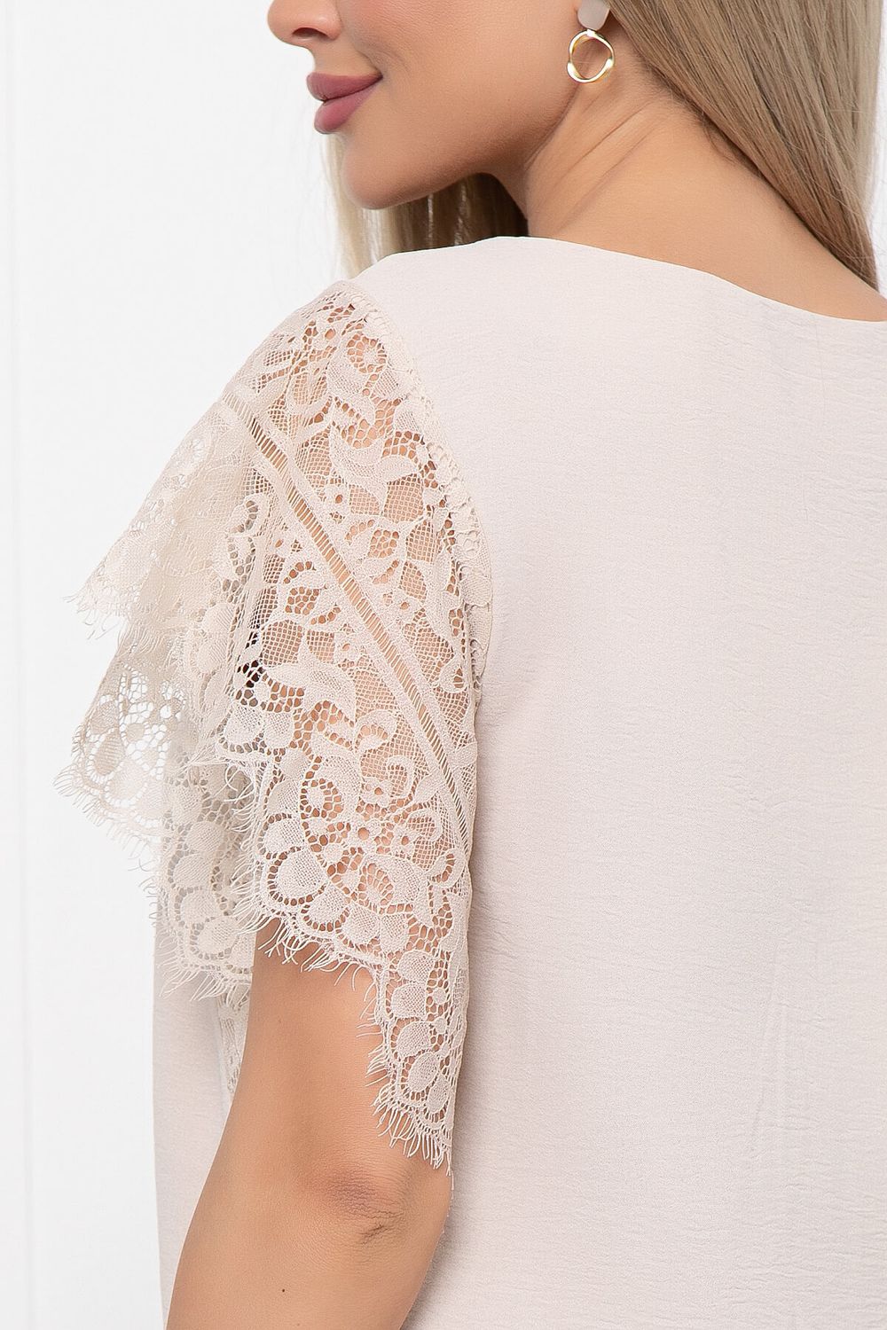 Блуза "Мадина" (экрю) Б5957 LT Collection (Акция)