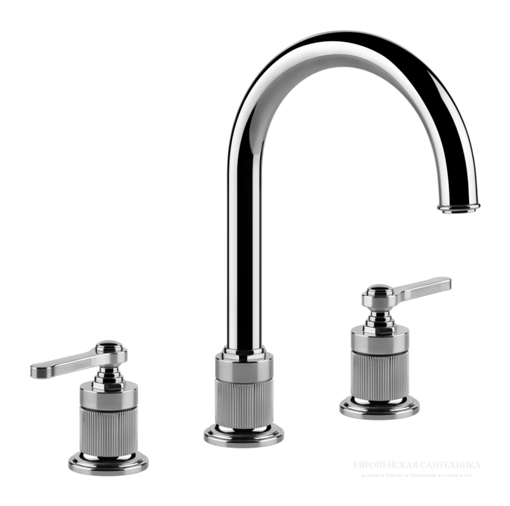Cмеситель для раковины Gessi Venti20, с зонтичным изливом, донный клапан, цвет Chrome