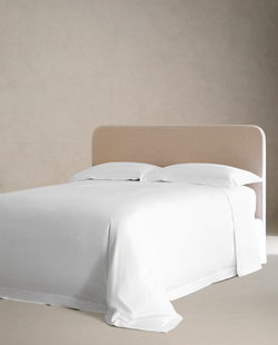 Zara Home - Простыня брюки из плотного атласа (300 ниток), белый, 90х200х30 см