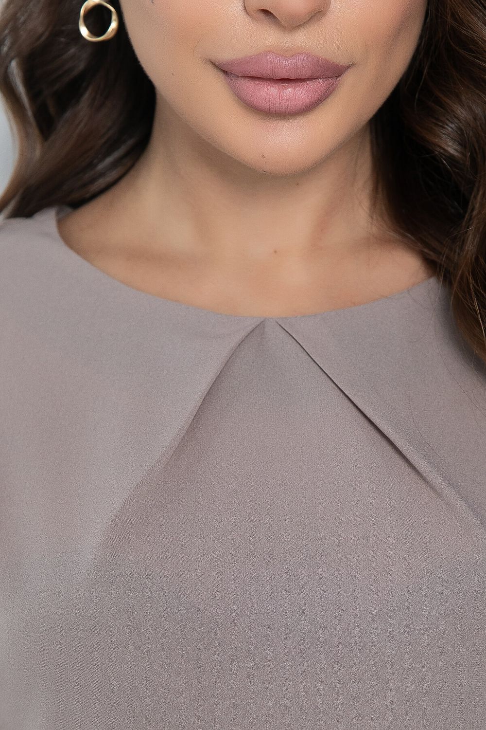 Блуза Ника (бежевая) Б10955 LT Collection