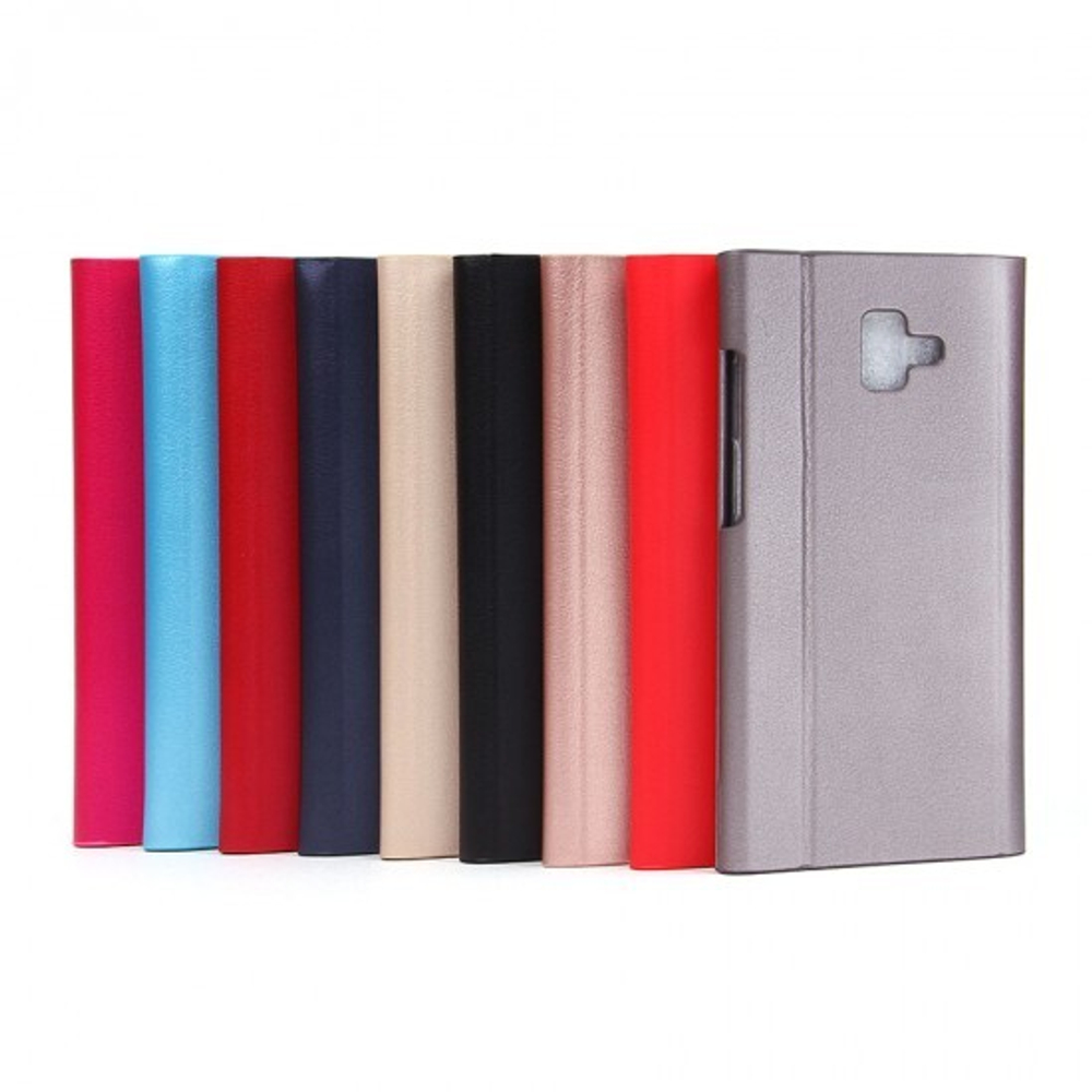 Чехол-книжка для Samsung Galaxy J6+ (2018), 010885 Голубой