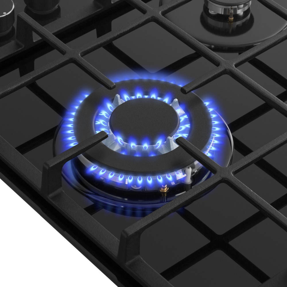 Газовая варочная панель Meferi MGH453BK GLASS POWER фото 19