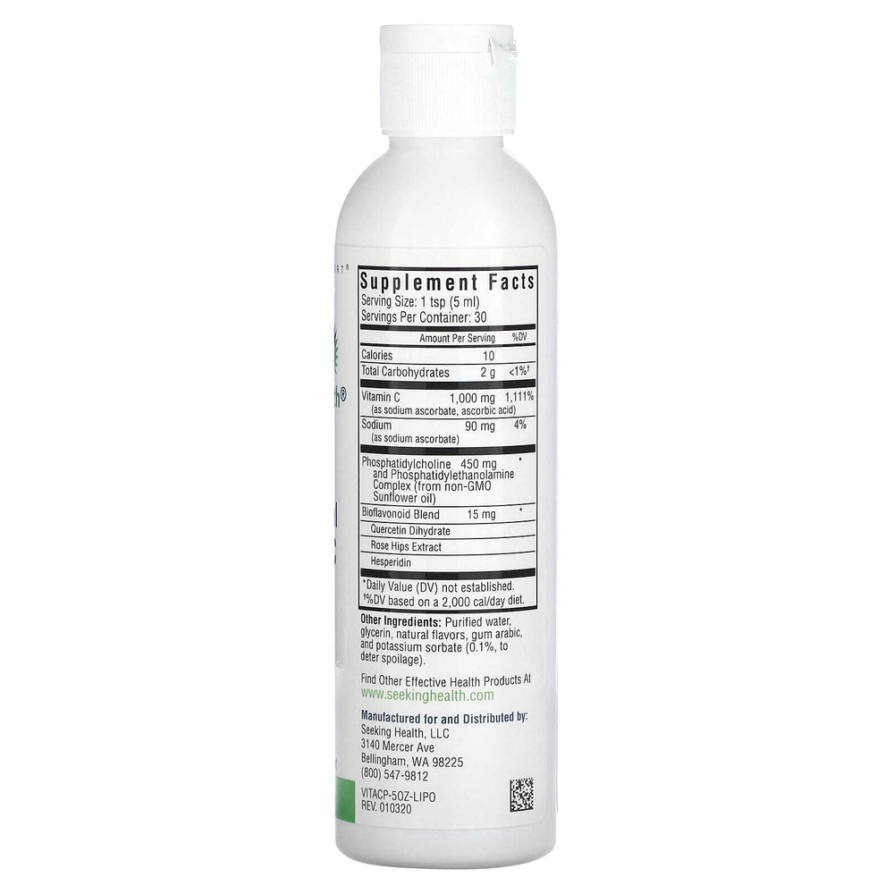 Seeking Health, Optimal Liposomal Vitamin C Plus, 150 мл (5 жидк. унц.)