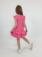 02-136-4 Комплект для девочки (фуфайка+ юбка)