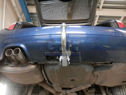 Фаркоп оцинкованный Galia B022C для BMW 5-Series E60 седан / E61 универсал 2003-2010(паспорт и сертификат в комплекте)(без электрики)