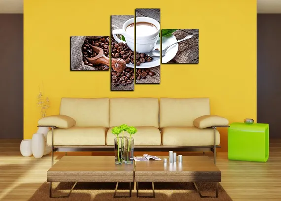 Модульная картина "Кофейное утро"