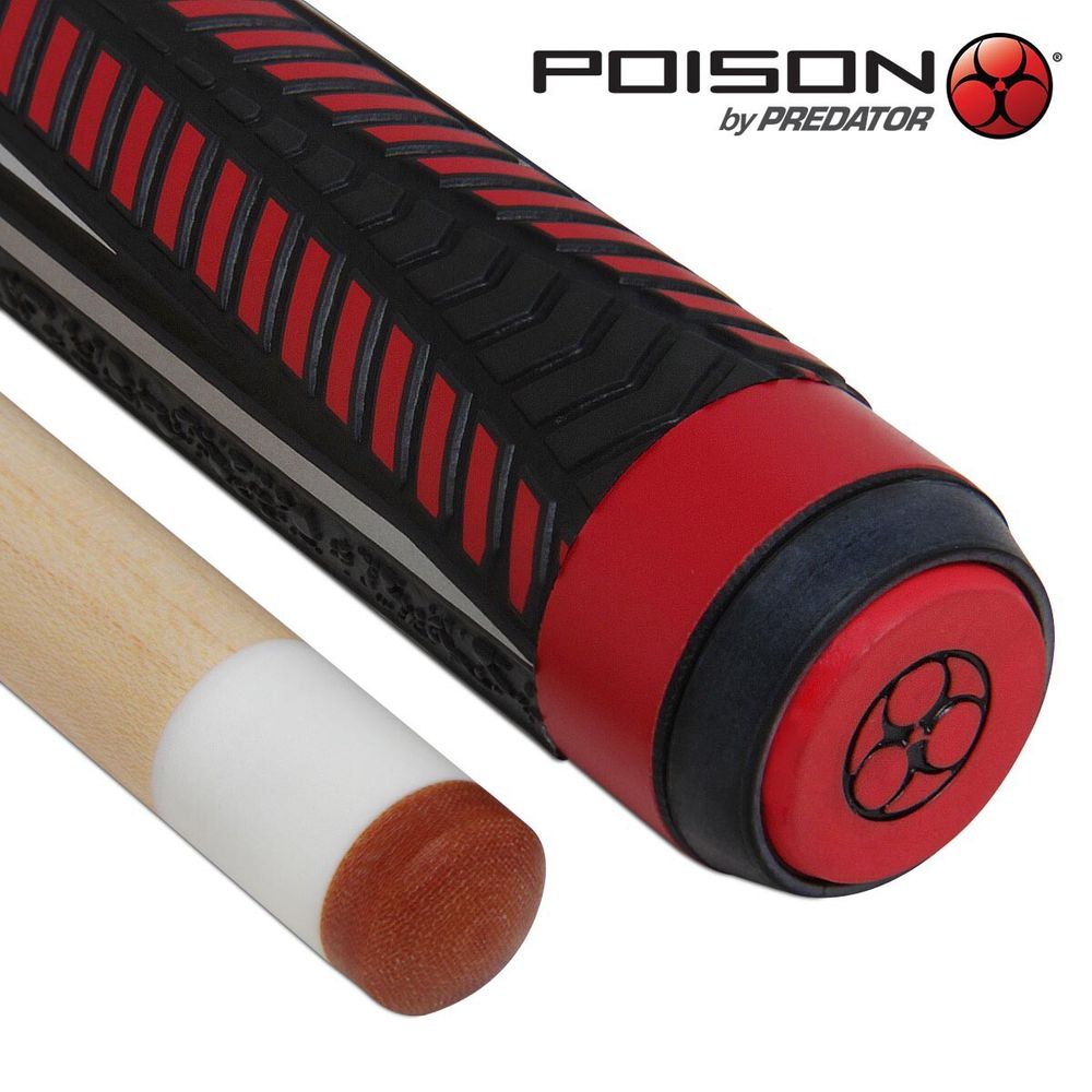 Кий Poison VX⁴ Jump Red and Black GTX™ Grip 2PC Пул 7,5oz
