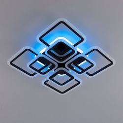 Citilux Марсель Смарт CL232A185E RGB Умная люстра Чёрная