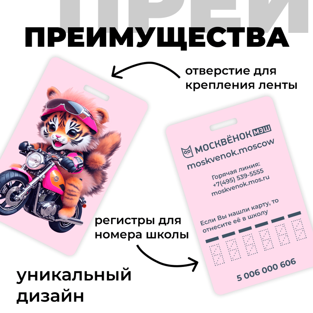 Карта Москвёнок ART №6 (проход + питание)