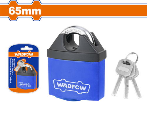 Замок навесной всепогодный 65 мм (3/36) WADFOW WPDW465