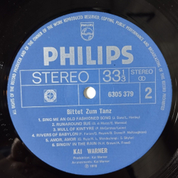 Винтажная виниловая пластинка LP Kai Warner Bittet Zum Tanz (Germany 1978)