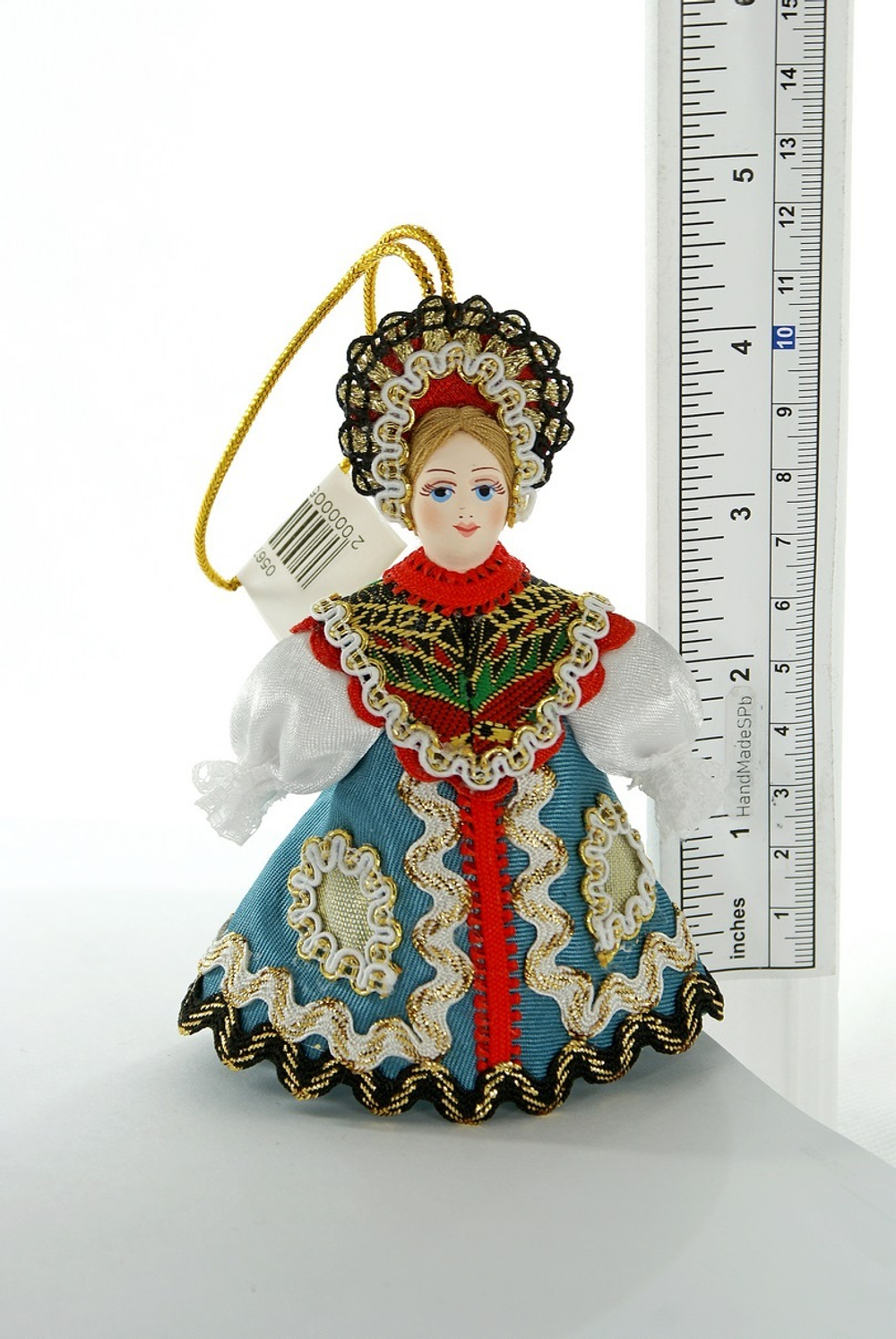 Кукла-подвеска в костюме Русская красавица