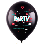 Воздушные шары Веселуха с рисунком Соцсети, 100 шт. размер 12" #8122108