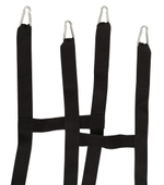 Подвесная клетка из ремешков Hanging strap cage (Цвет: черный)